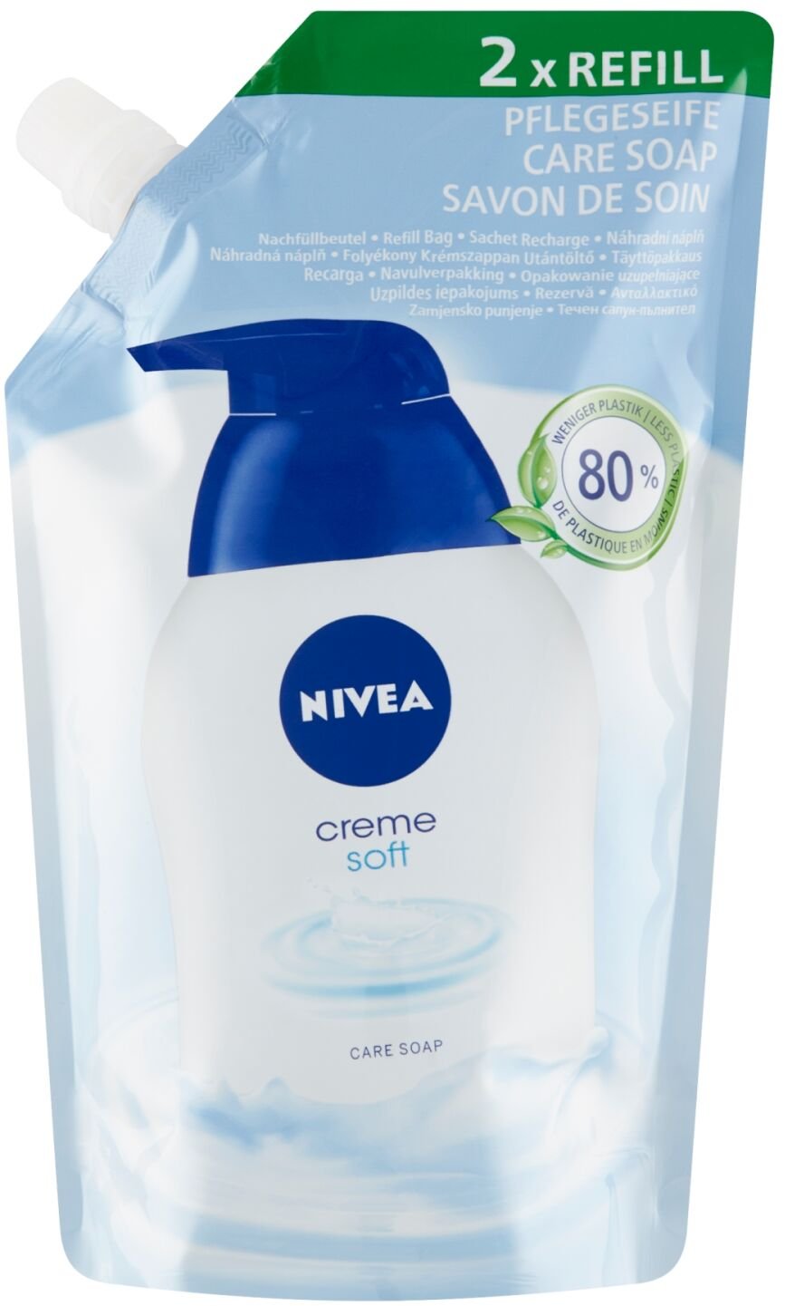 NIVEA Tekuté mydlo Creme Soft 500ml Refill