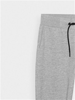 Dámske teplákové nohavice typu jogger - šedé 6