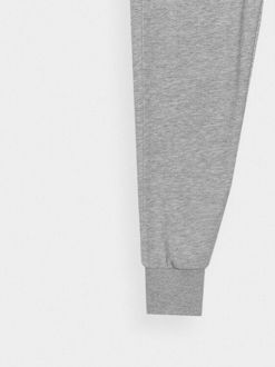 Dámske teplákové nohavice typu jogger - šedé 8