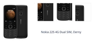 Nokia 225 4G Dual SIM, čierny 1