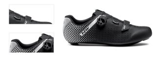 Northwave Core Plus 2 Shoes Black/Silver 44 Pánska cyklistická obuv 4