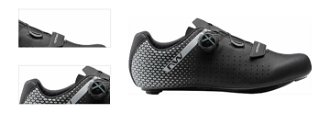 Northwave Core Plus 2 Wide Shoes Black/Silver 42,5 Pánska cyklistická obuv 4