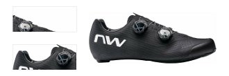 Northwave Extreme Pro 3 Shoes Black/White 42,5 Pánska cyklistická obuv 4