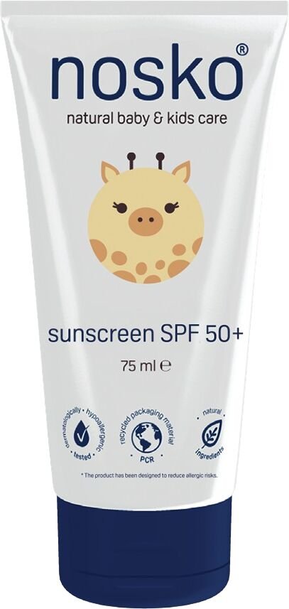 Nosko Sunscreen SPF 50+ Detský opaľovací krém 75 ml