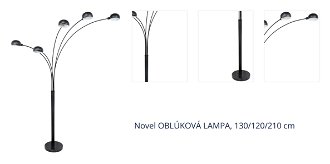 Novel OBLÚKOVÁ LAMPA, 130/120/210 cm 1