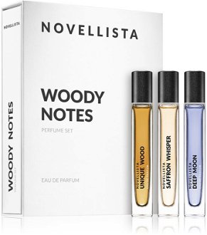 NOVELLISTA Woody Notes parfumovaná voda (darčeková sada) pre mužov