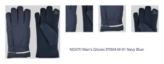 NOVITI Man's Gloves RT004-M-01 Navy Blue 1