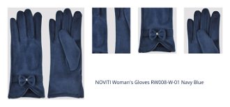 NOVITI Woman's Gloves RW008-W-01 Navy Blue 1