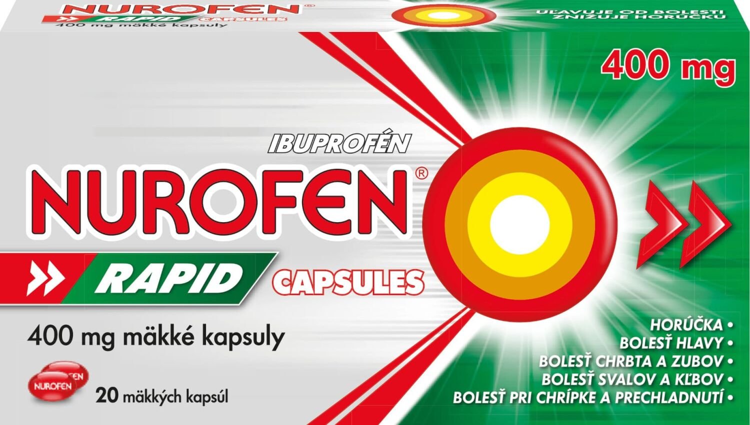 Nurofen Rapid 400 mg 20 kapsúl