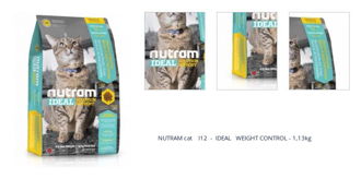 NUTRAM cat    I12  -  IDEAL   WEIGHT CONTROL - 1,13kg 1