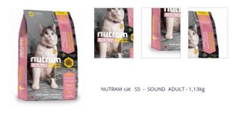 NUTRAM cat   S5  -  SOUND  ADULT - 1,13kg 1
