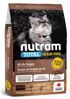 NUTRAM cat  T22 - GF CHICKEN/turkey  - 1,13kg 2