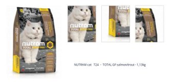 NUTRAM cat   T24  -  TOTAL GF salmon/trout - 1,13kg 1