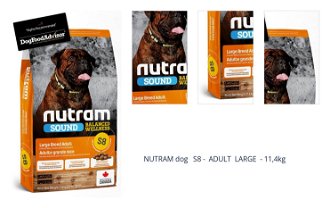 NUTRAM dog   S8 -  ADULT  LARGE  - 11,4kg 1