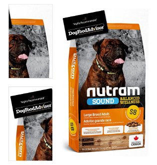 NUTRAM dog   S8 -  ADULT  LARGE  - 11,4kg 4