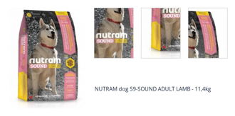 NUTRAM dog S9-SOUND ADULT LAMB - 11,4kg 1