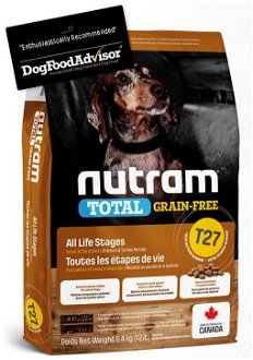 NUTRAM dog T27 - TOTAL GF SMALL chicken/turkey  - 5,4kg