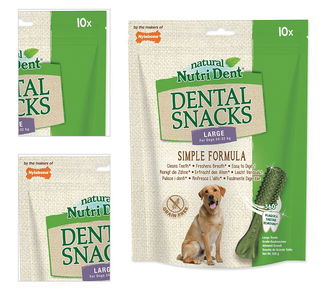 Nutri Dent pochúťka Dental Snacks Large 10 ks 4