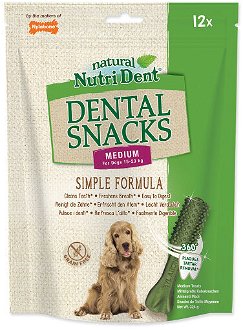 Nutri Dent pochúťka Dental Snacks Medium 12 ks