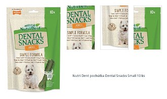 Nutri Dent pochúťka Dental Snacks Small 10 ks 1