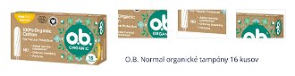 O.B. Normal organické tampóny 16 kusov 1