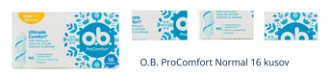 O.B. ProComfort Normal 16 kusov 1