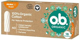 O.B. Super organické tampóny 16 kusov 2