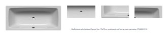 Obdĺžniková vaňa Kaldewei Cayono Duo 170x75 cm smaltovaná oceľ ľavá aj pravá manhattan 272400010199 1