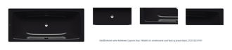 Obdĺžniková vaňa Kaldewei Cayono Duo 180x80 cm smaltovaná oceľ ľavá aj pravá black 272510210701 1