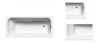Obdĺžniková vaňa Kaldewei Dyna Set 160x70 cm smaltovaná oceľ ľavá aj pravá 226834010001 3