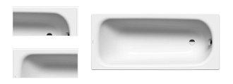 Obdĺžniková vaňa Kaldewei Saniform Plus 140x70 cm smaltovaná oceľ ľavá aj pravá 111500010001 4