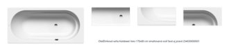 Obdĺžniková vaňa Kaldewei Vaio 170x80 cm smaltovaná oceľ ľavá aj pravá 234030000001 1