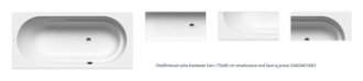 Obdĺžniková vaňa Kaldewei Vaio 170x80 cm smaltovaná oceľ ľavá aj pravá 234034010001 1