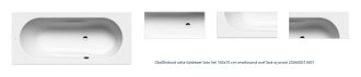 Obdĺžniková vaňa Kaldewei Vaio Set 160x70 cm smaltovaná oceľ ľavá aj pravá 233600013001 1