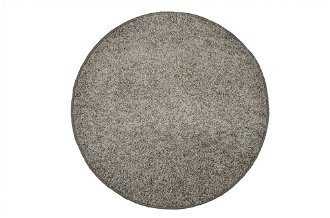 Oberec color shaggy - šedá - kruh průměr 160cm