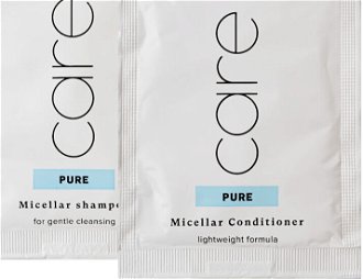 Objemový micelárny šampón a kondicionér Subrina Professional Care Pure Set - 2 x 10 ml (060368) 9