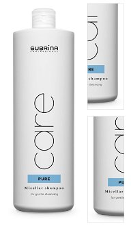 Objemový micelárny šampón Subrina Professional Care Pure Micellar Shampoo - 1000 ml (060284) + darček zadarmo 3