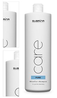 Objemový micelárny šampón Subrina Professional Care Pure Micellar Shampoo - 1000 ml (060284) + darček zadarmo 4