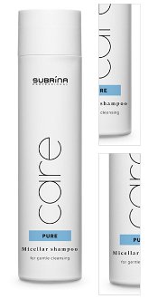 Objemový micelárny šampón Subrina Professional Care Pure Micellar Shampoo - 250 ml (060283) + darček zadarmo 3