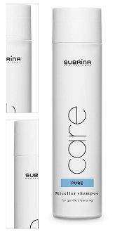 Objemový micelárny šampón Subrina Professional Care Pure Micellar Shampoo - 250 ml (060283) + darček zadarmo 4