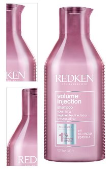 Objemový šampón pre jemné vlasy Redken Volume Injection - 300 ml + DARČEK ZADARMO 4