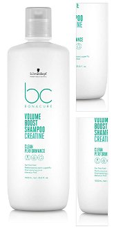 Objemový šampón pre jemné vlasy Schwarzkopf Professional BC Bonacure Volume Boost Shampoo - 1000 ml (2709554) + darček zadarmo 3
