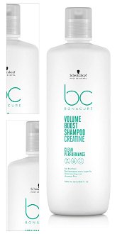 Objemový šampón pre jemné vlasy Schwarzkopf Professional BC Bonacure Volume Boost Shampoo - 1000 ml (2709554) + darček zadarmo 4