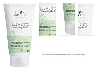 Obnovujúca maska pre regeneráciu vlasov Wella Professionals Elements Renewing Mask - 75 ml (99350169330) + darček zadarmo 1