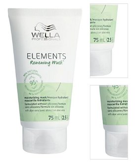 Obnovujúca maska pre regeneráciu vlasov Wella Professionals Elements Renewing Mask - 75 ml (99350169330) + darček zadarmo 3