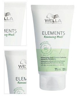 Obnovujúca maska pre regeneráciu vlasov Wella Professionals Elements Renewing Mask - 75 ml (99350169330) + darček zadarmo 4