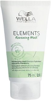Obnovujúca maska pre regeneráciu vlasov Wella Professionals Elements Renewing Mask - 75 ml (99350169330) + darček zadarmo 2