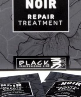 Obnovujúci šampón a maska Black Noir Repair - 2 x 12 ml (102011vz) 5