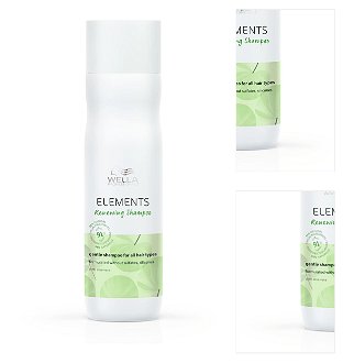 Obnovujúci šampón na regeneráciu vlasov Wella Elements Renewing - 250 ml (99350097071) + darček zadarmo 3
