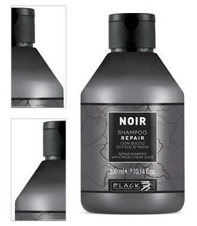 Obnovujúci šampón pre poškodené vlasy Black Noir Repair - 300 ml (250023) + darček zadarmo 4